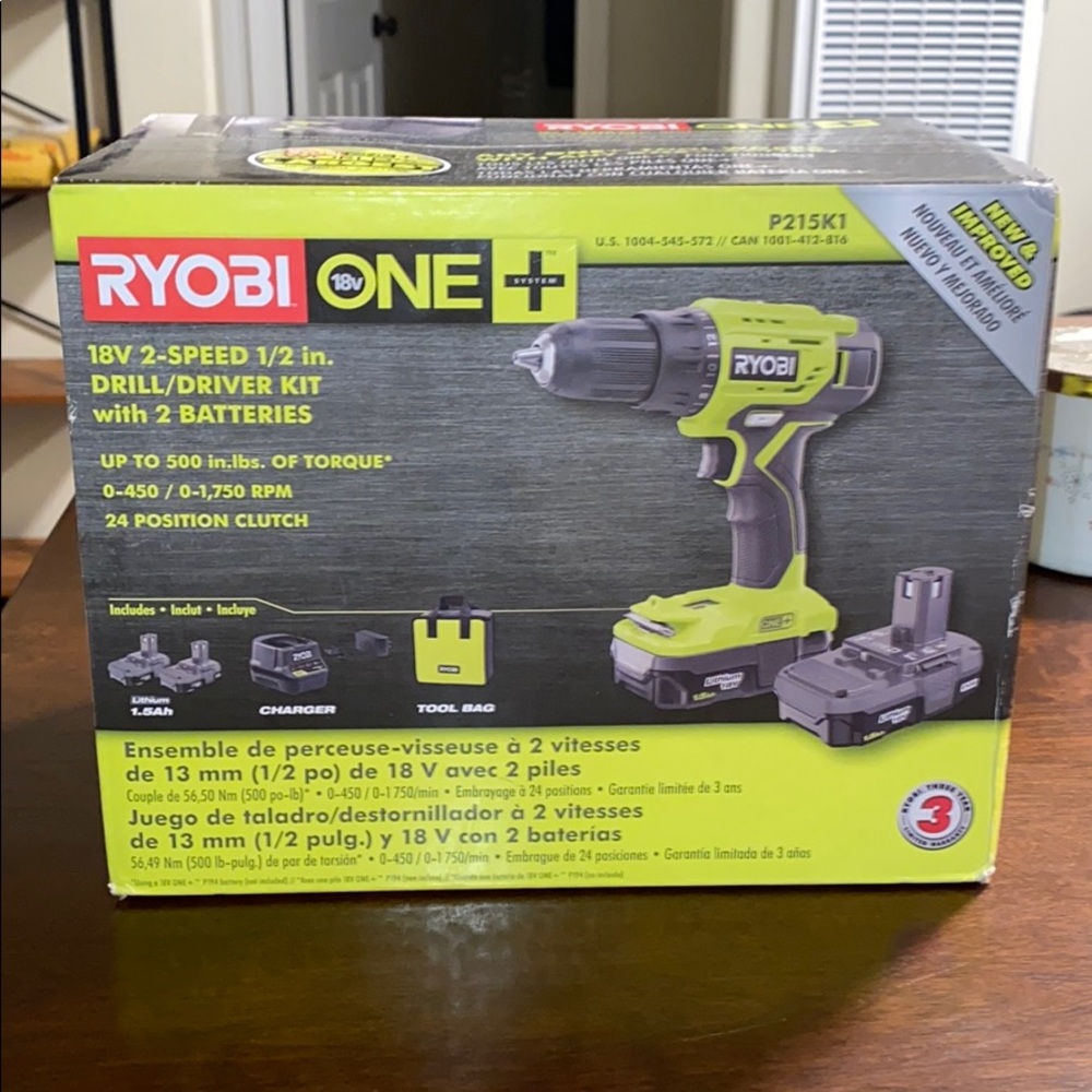 Ryobi Power Drill/Driver Kit